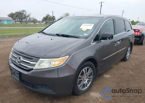 2012 Honda Odyssey Ex-L from USA, damaged, VIN 5FNRL5H6XCB071507